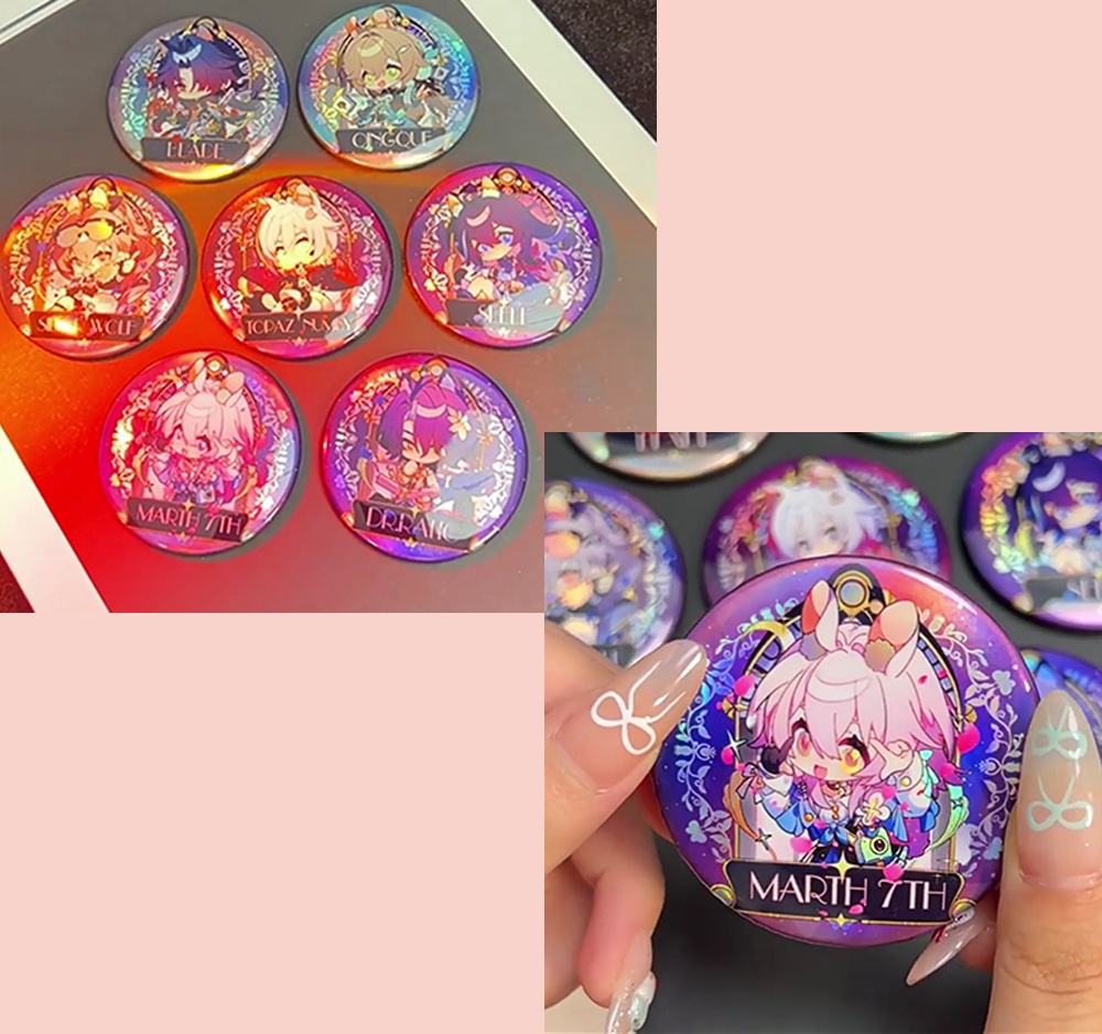【スターレイル同人】計39種 変色 缶バッチ