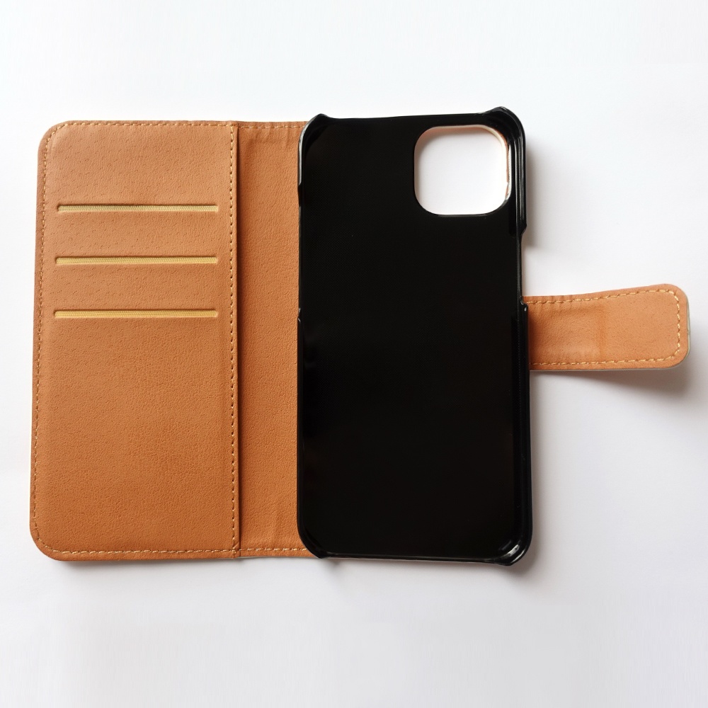 iPhone13シリーズ「サムネニコ手帳型ケース」