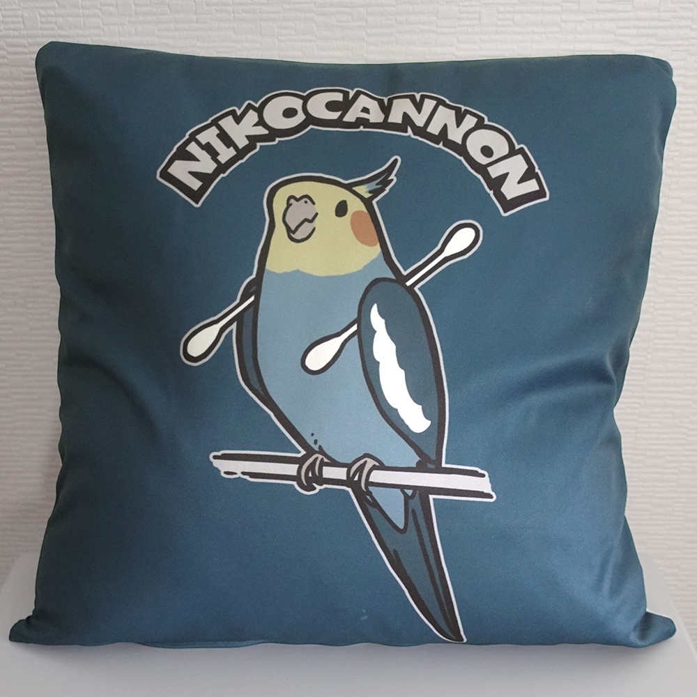 ニコキャノンクッションカバー