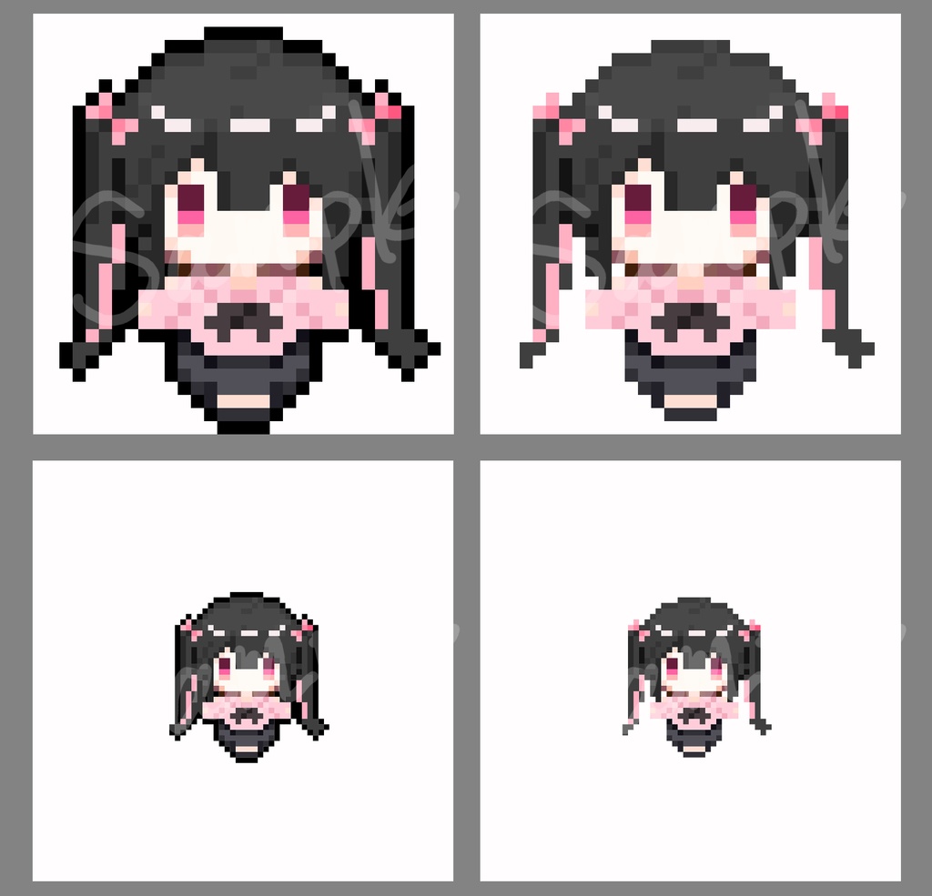 【ドット絵】地雷系女子アイコン