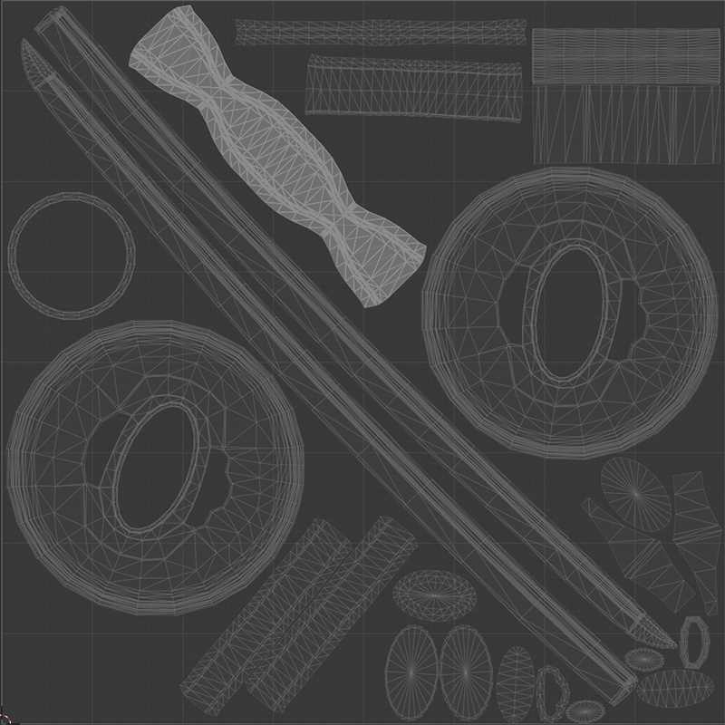 Katana001 Premium Japanese Sword Game-Ready PBR Model Low-poly 3D model