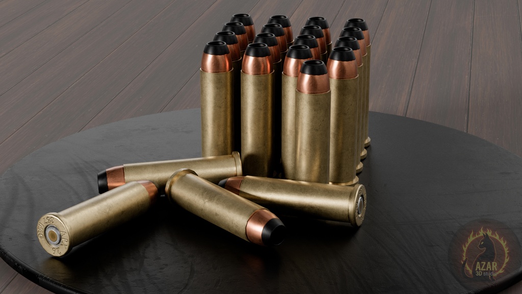 Professional Ammo Pack APX 26 (10 Types / PBR / Game-Ready) 弾薬パック