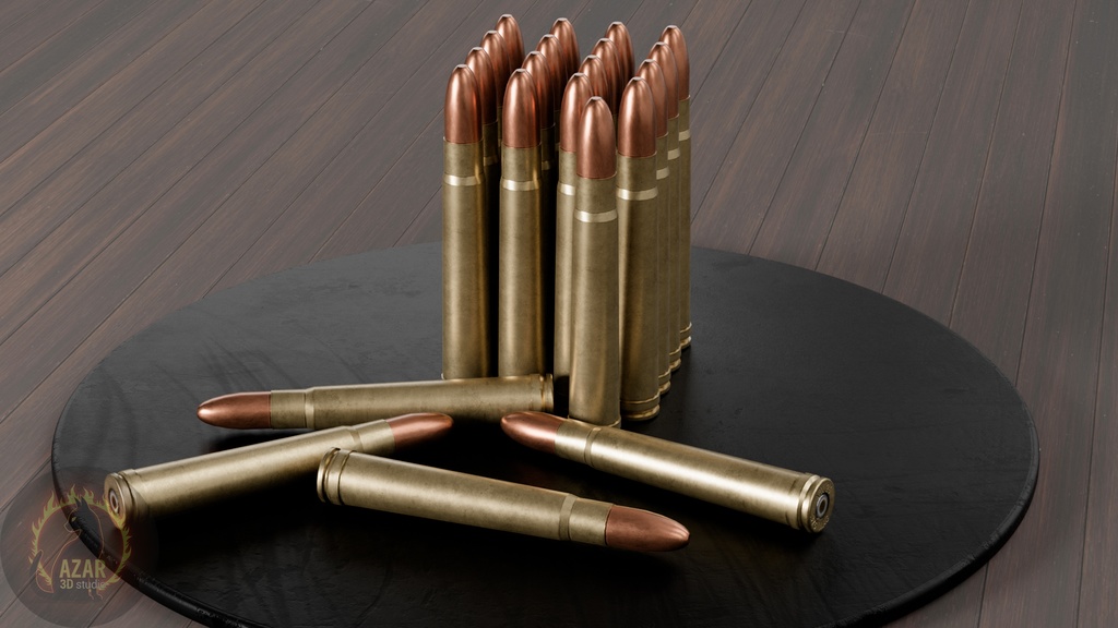 Professional Ammo Pack APX 26 (10 Types / PBR / Game-Ready) 弾薬パック