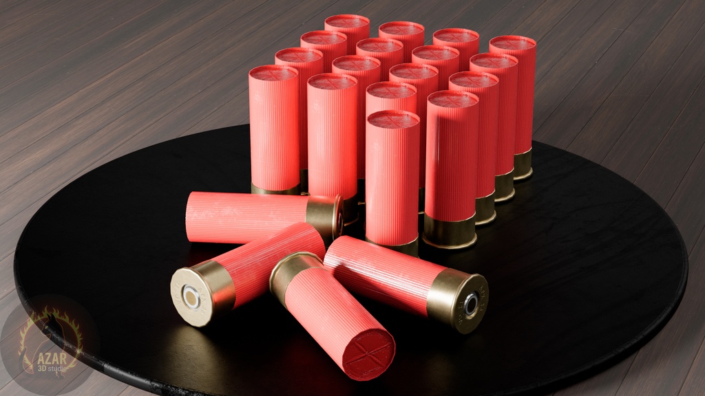 Professional Ammo Pack APX 26 (10 Types / PBR / Game-Ready) 弾薬パック