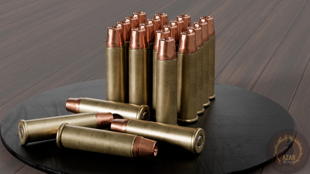 Professional Ammo Pack APX 26 (10 Types / PBR / Game-Ready) 弾薬パック
