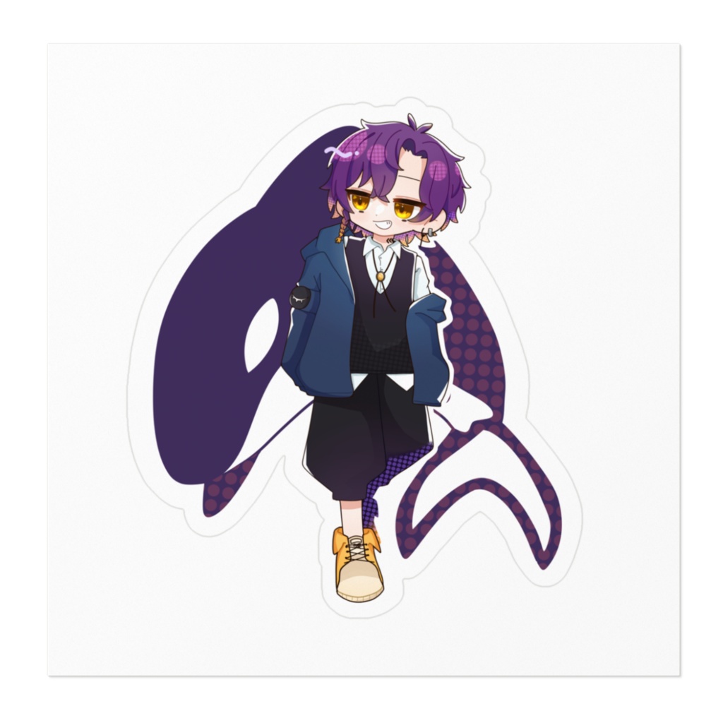 【シャチと一緒】あるま ステッカー ※通販限定