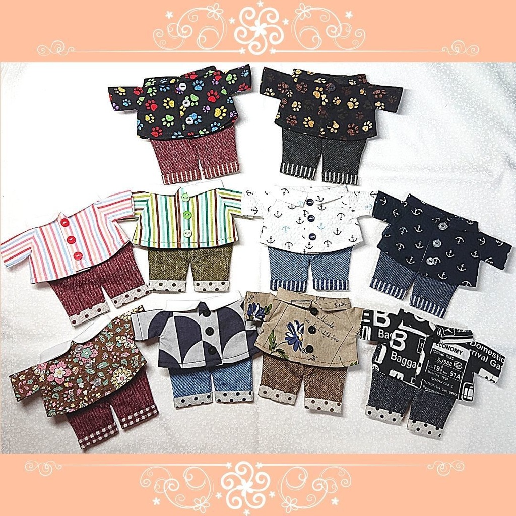 ぬい服　シャツ+ズボンセット