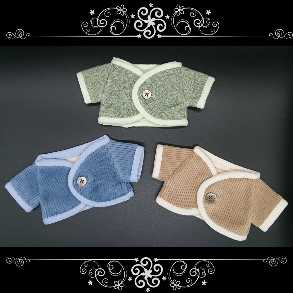 【1/23 22時~頒布開始】ぬい服 厚手カーディガン