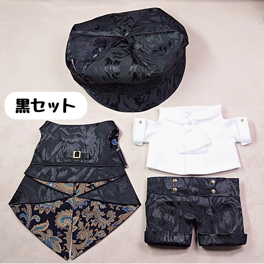 【7/30 22:00〜受注開始】燕尾風ベストのセットアップ