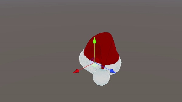 Santa Hat /christmas_hat サンタ帽子 (サンタ帽子)( 3D/Warudo) with VRM Spring bone