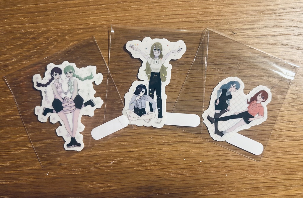 補色擬人化ステッカー