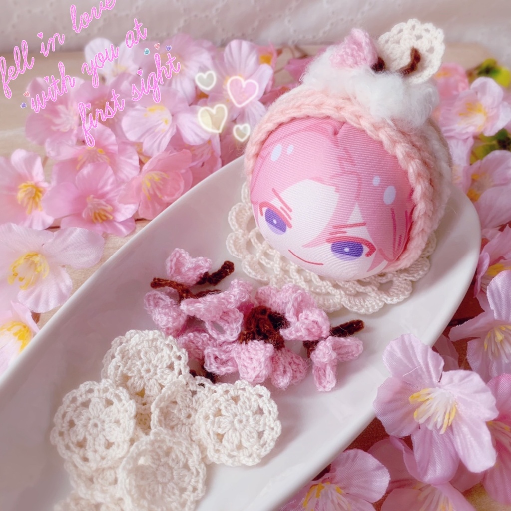 🌸おまんじゅう着ぐるみ 桜のロールケーキ🌸