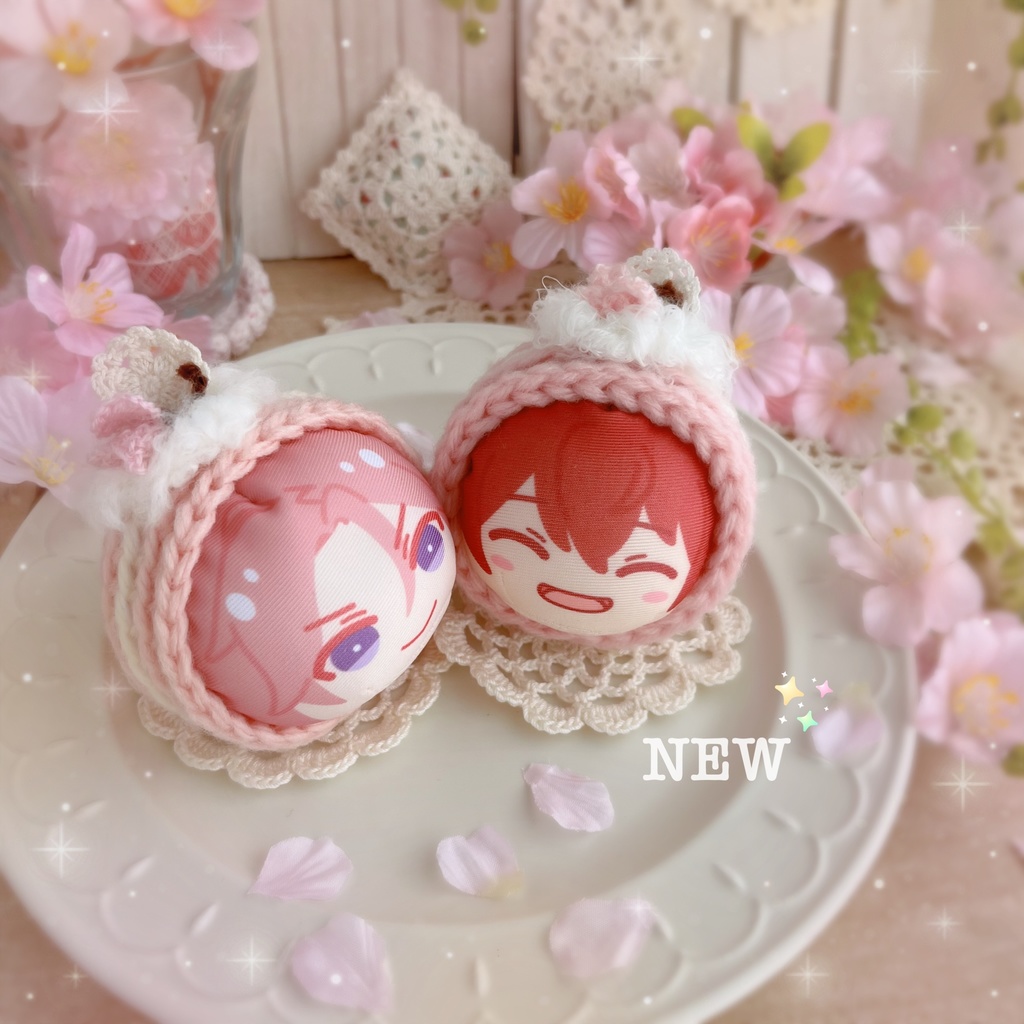 🌸おまんじゅう着ぐるみ 桜のロールケーキ🌸