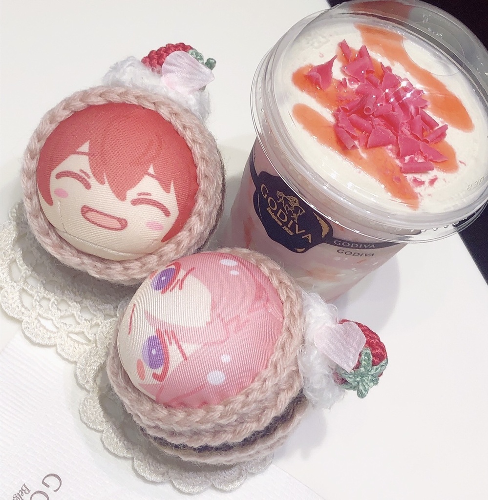 🌸🍫 おまんじゅう着ぐるみ 桜ショコラのロールケーキ