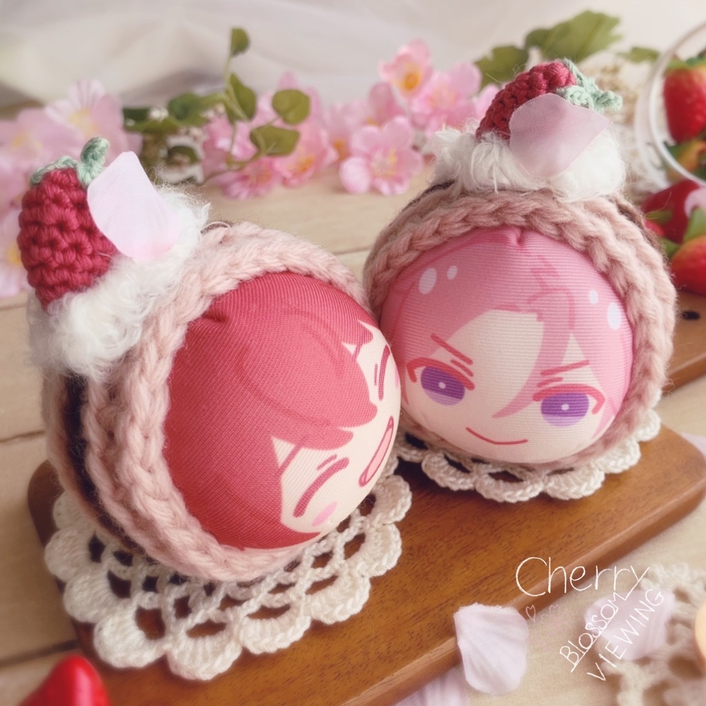 🌸🍫 おまんじゅう着ぐるみ 桜ショコラのロールケーキ