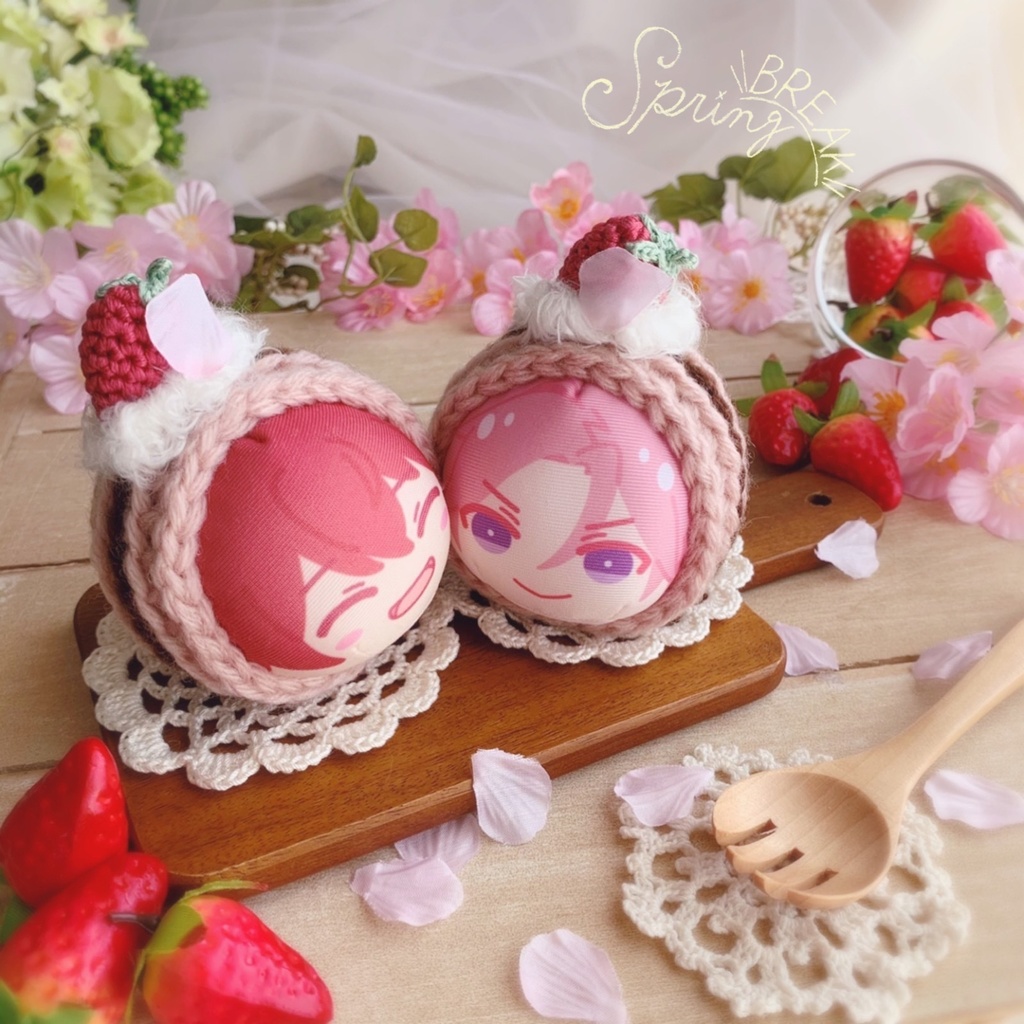 🌸🍫 おまんじゅう着ぐるみ 桜ショコラのロールケーキ