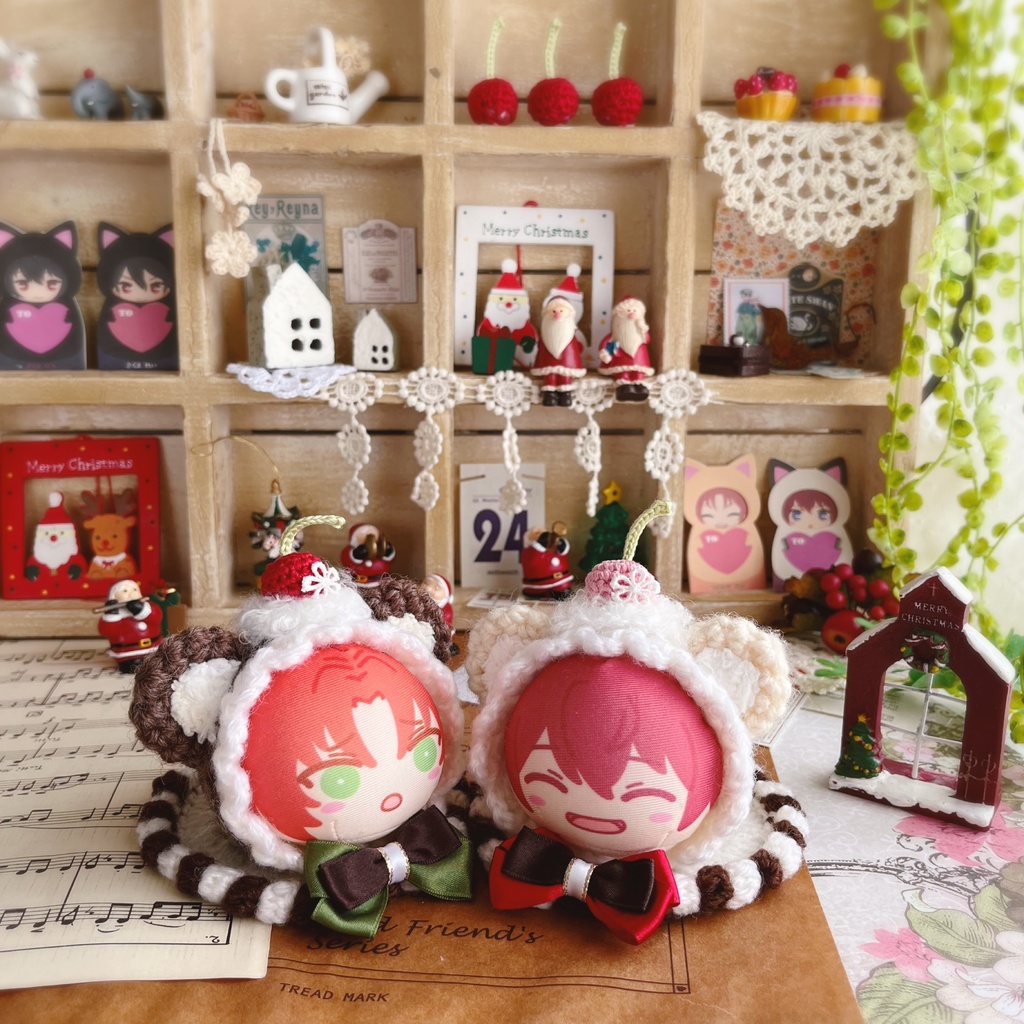 🐻🍒おまんじゅう着ぐるみ さくらんぼくまさん🍫ビターショコラ