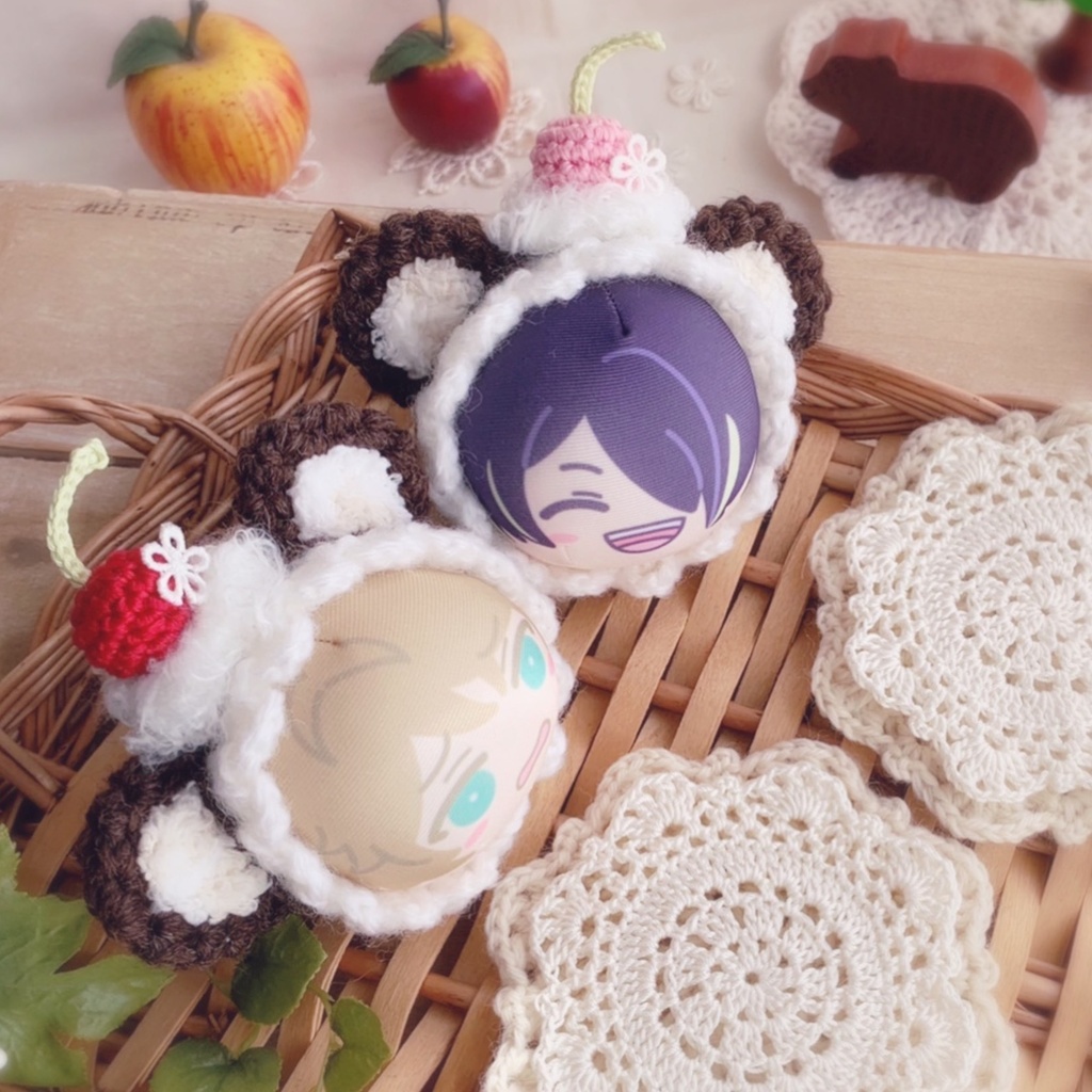 🐻🍒おまんじゅう着ぐるみ さくらんぼくまさん🍫ビターショコラ