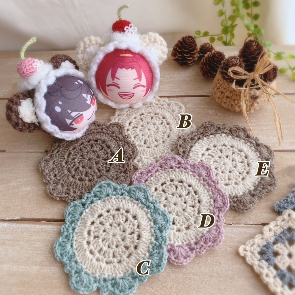 🐑💕ウールのドイリー