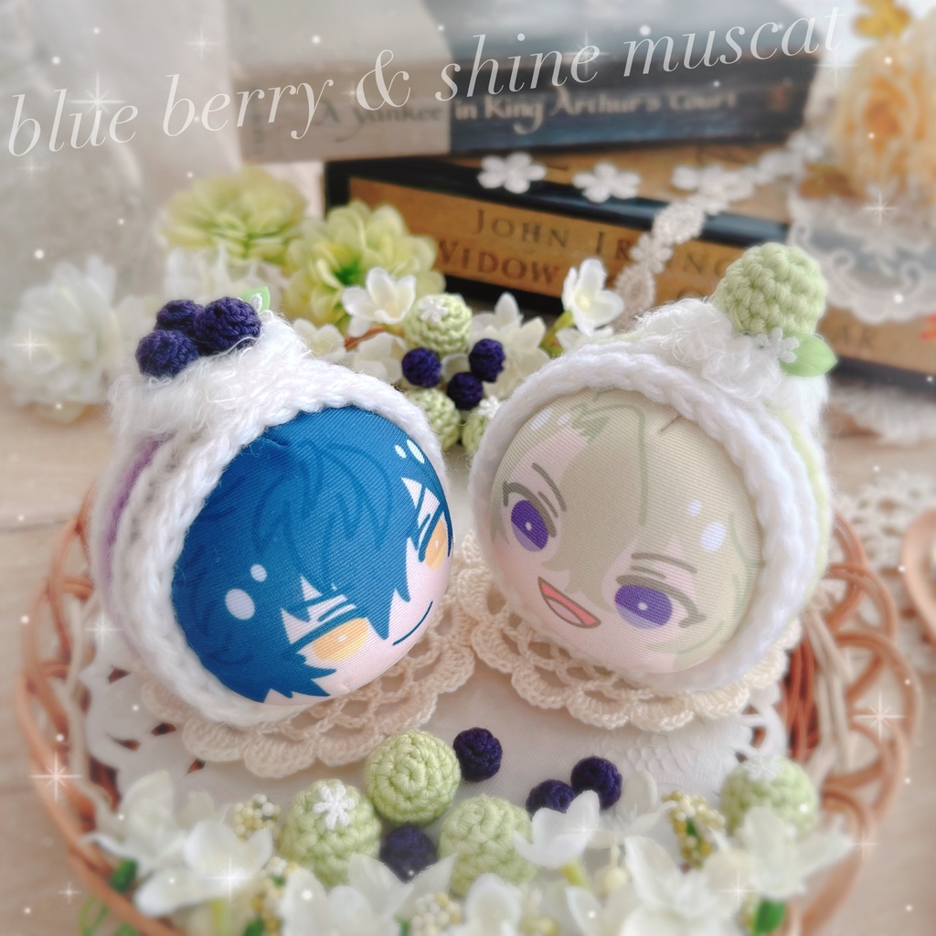 🍰💜 おまんじゅう着ぐるみ ブルーベリーのロールケーキ 💜🍰