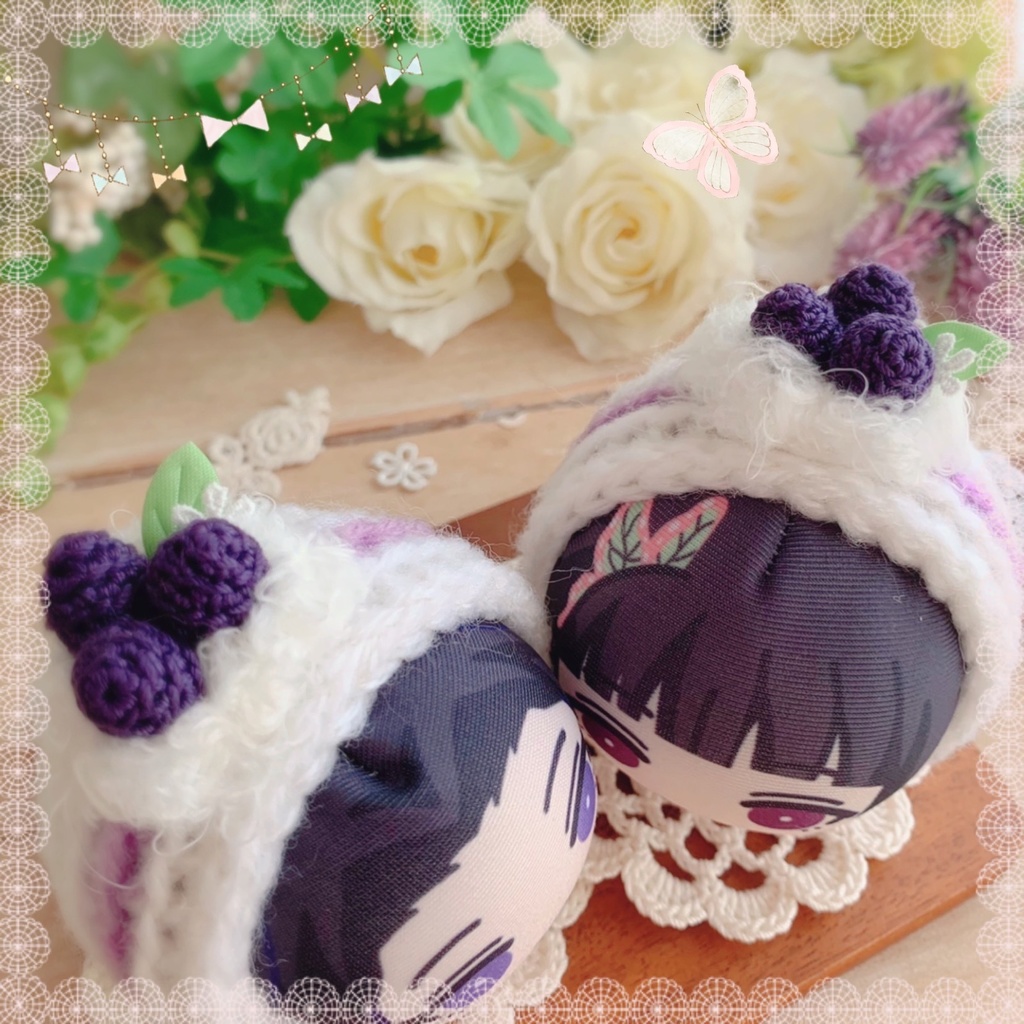 🍰💜 おまんじゅう着ぐるみ ブルーベリーのロールケーキ 💜🍰