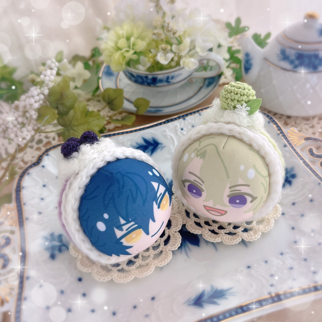 🍰💜 おまんじゅう着ぐるみ ブルーベリーのロールケーキ 💜🍰