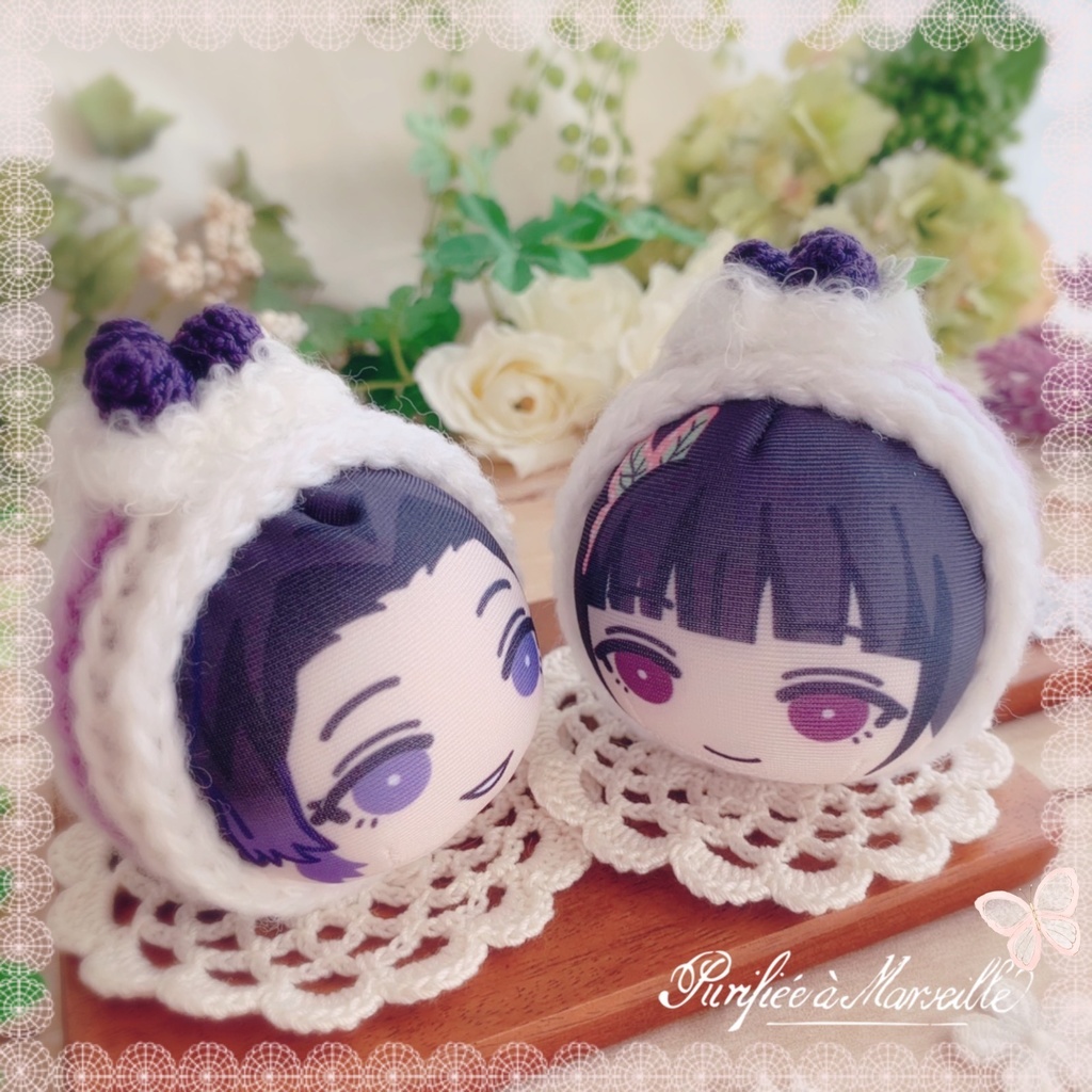 🍰💜 おまんじゅう着ぐるみ ブルーベリーのロールケーキ 💜🍰