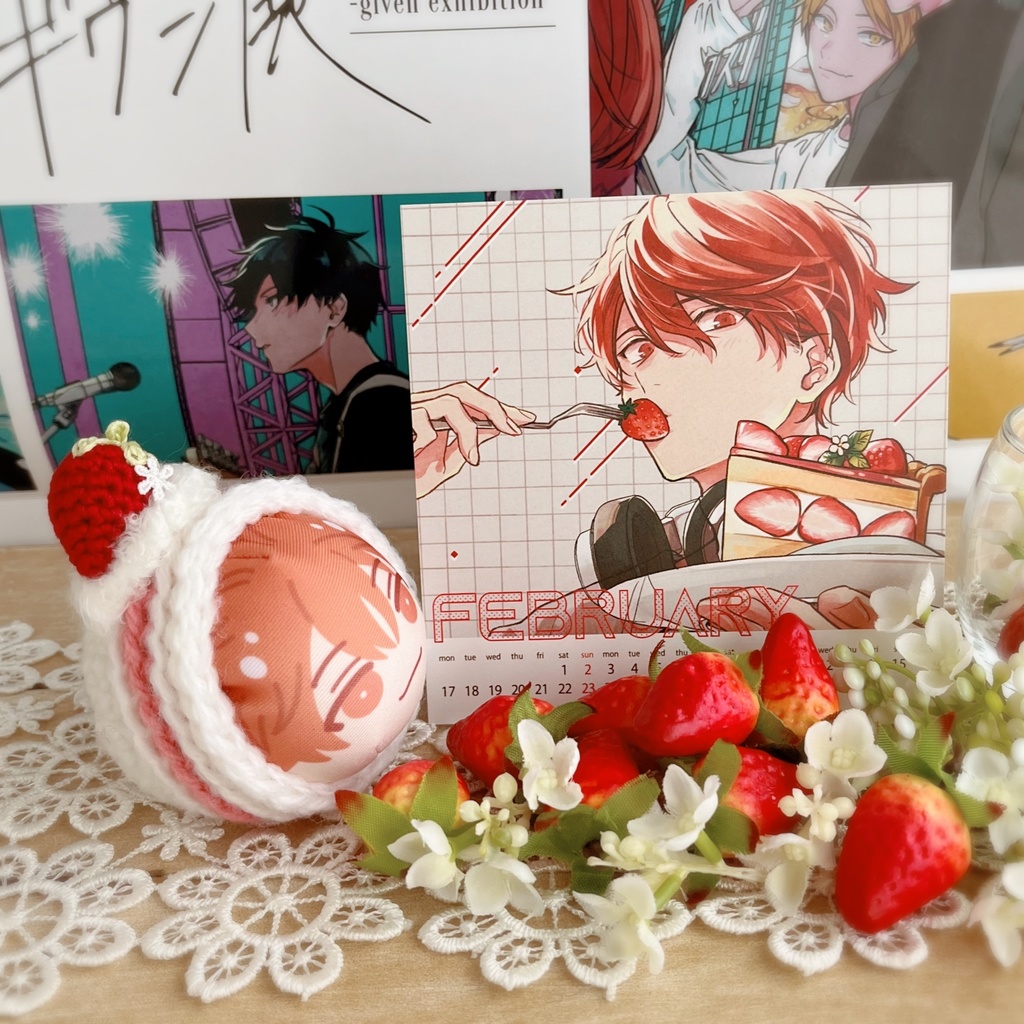 🍓おまんじゅう着ぐるみ いちごのロールケーキ🍓