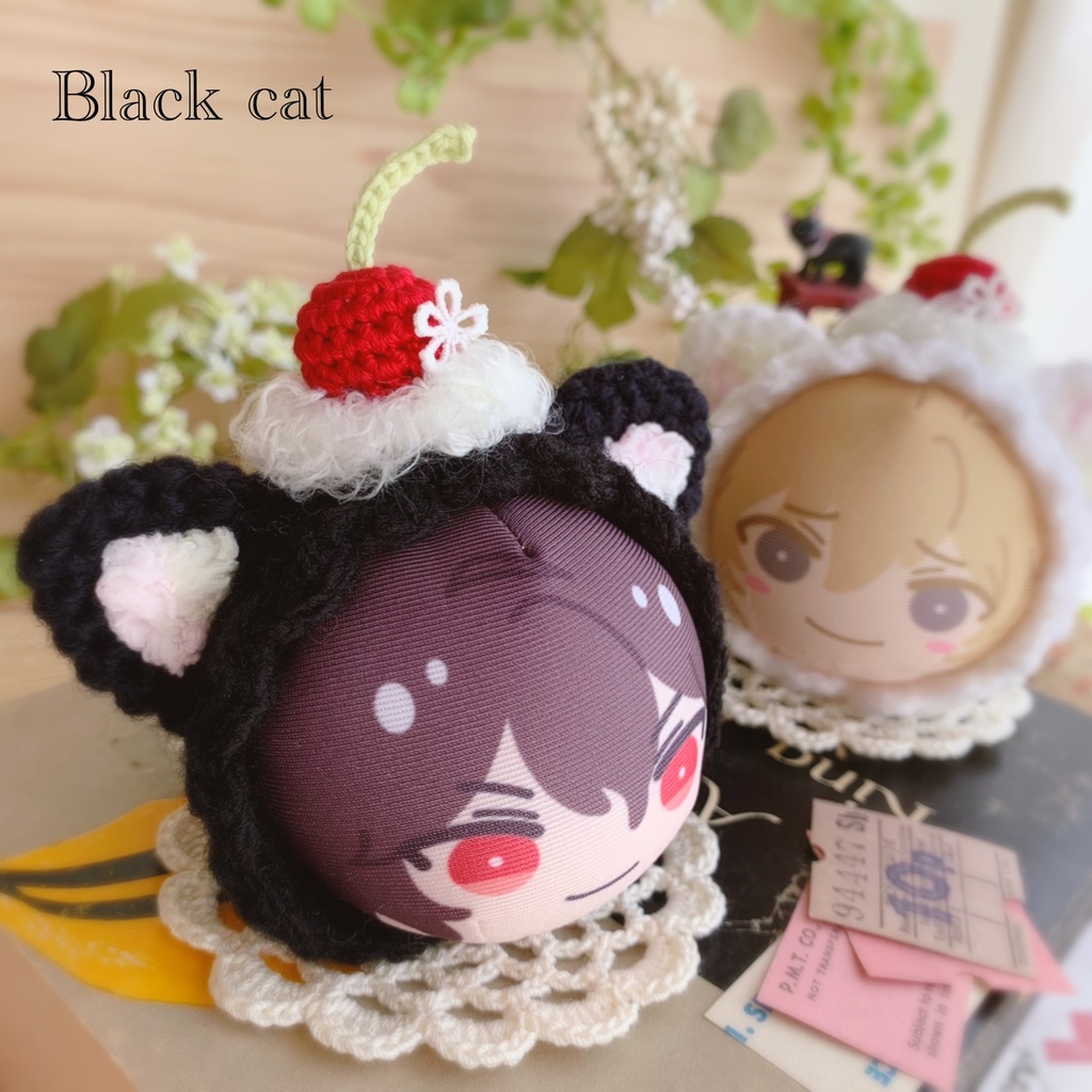 🐱🍒おまんじゅう着ぐるみ さくらんぼねこちゃん🍒🐱