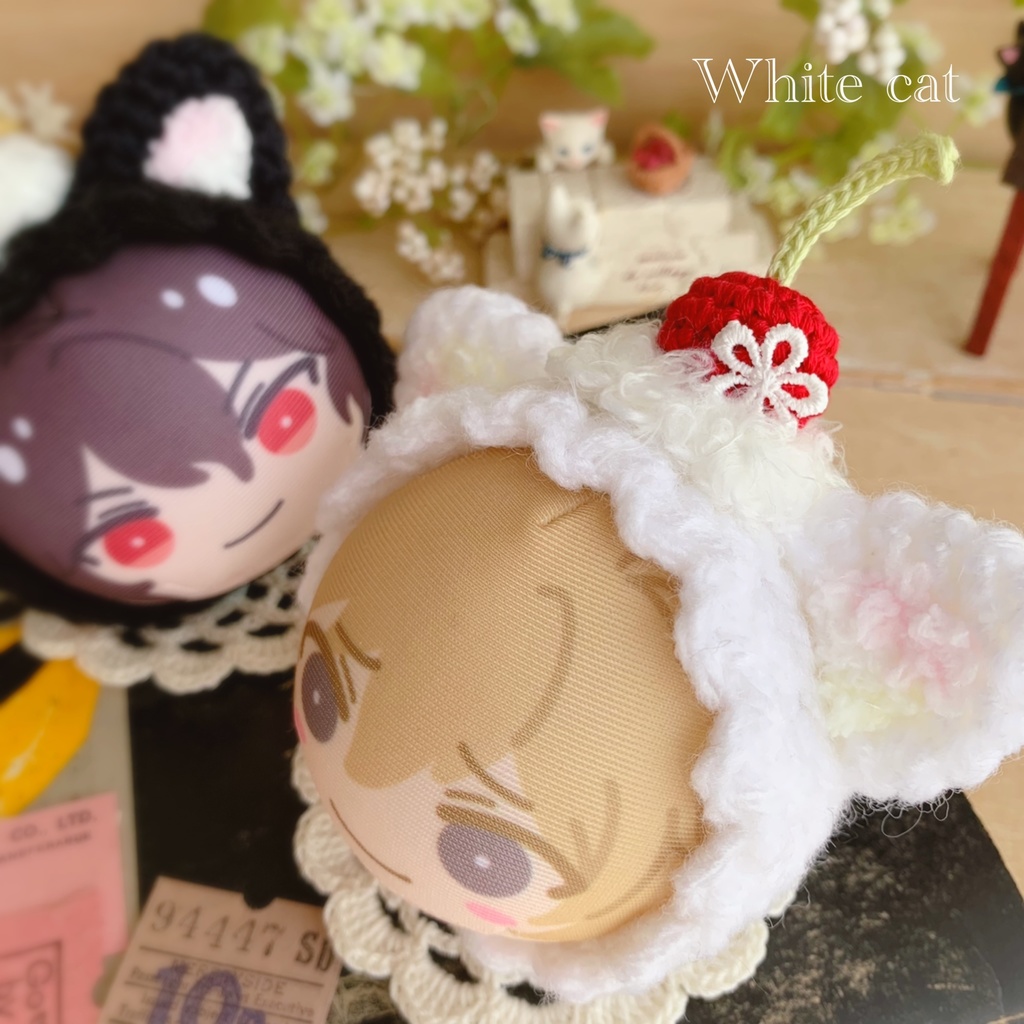 🐱🍒おまんじゅう着ぐるみ さくらんぼねこちゃん🍒🐱