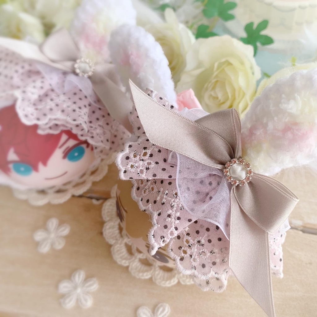 🎀 おまんじゅう着ぐるみ sweet veil bunny ~Black ver.~ 🎀