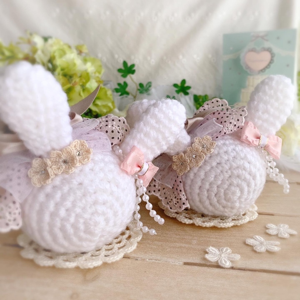 🎀 おまんじゅう着ぐるみ sweet veil bunny ~White ver.~ 🎀