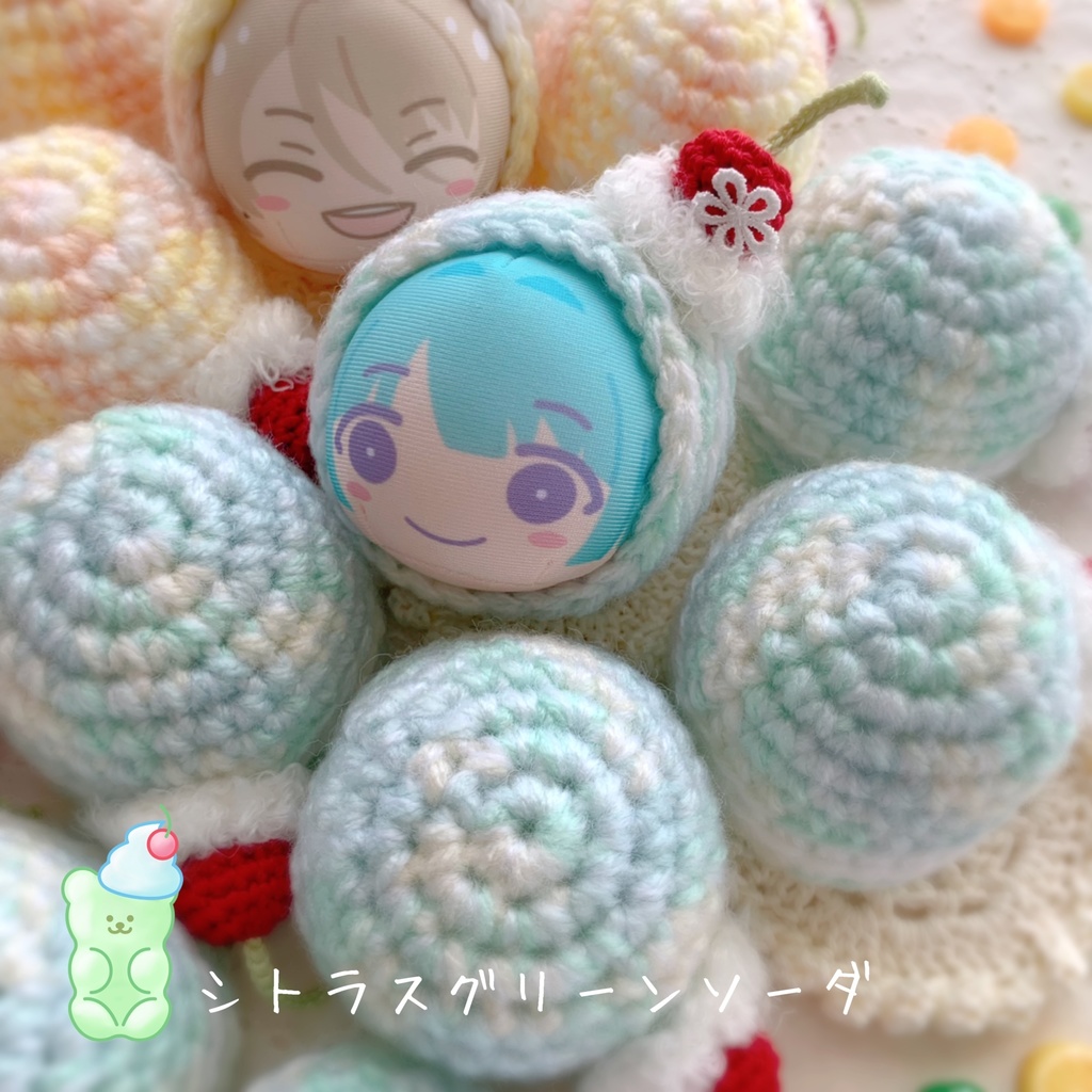 🍒  おまんじゅう着ぐるみ クリームソーダ 🍒