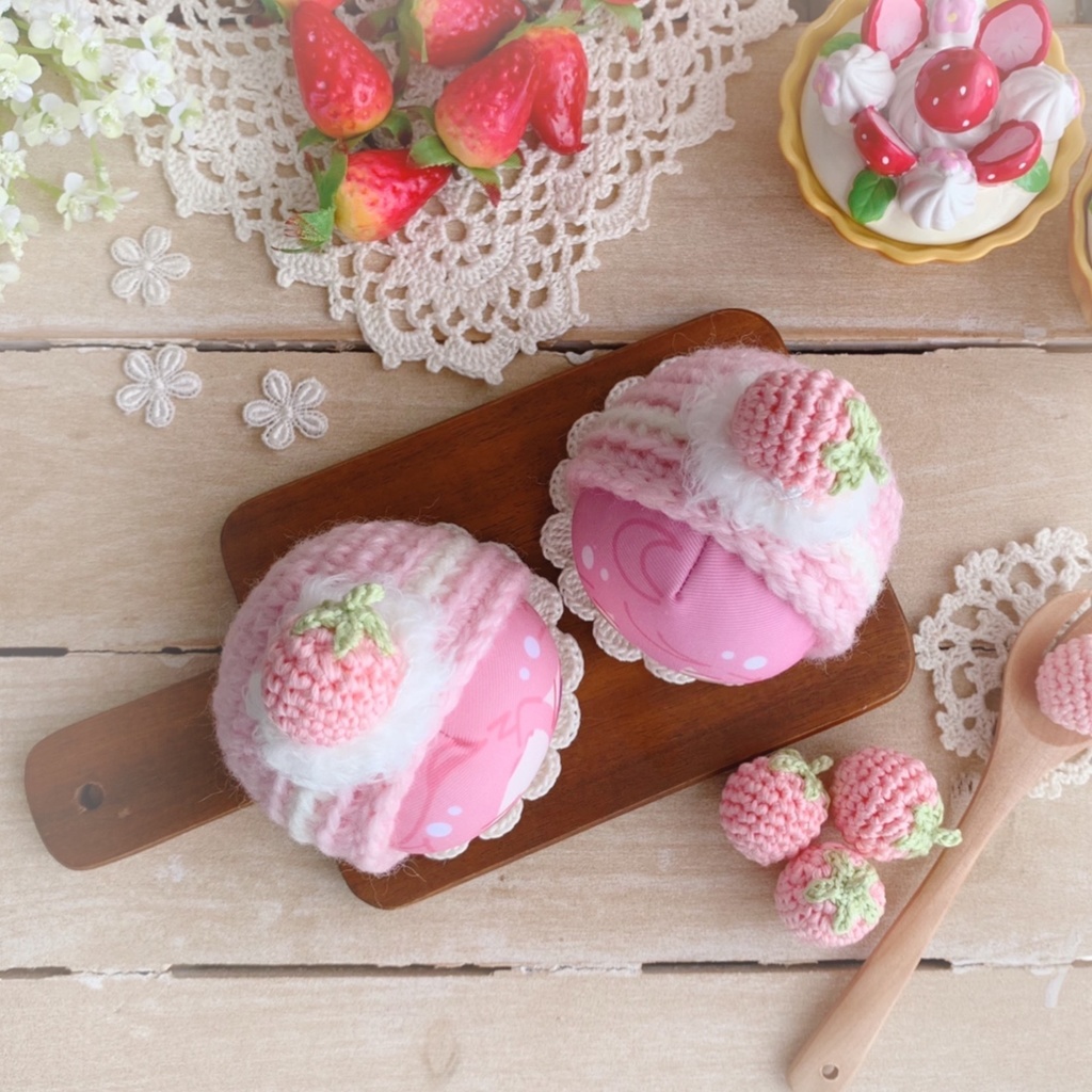 🍑🍓 おまんじゅう 着ぐるみ ももいちごのロールケーキ 🍑🍓