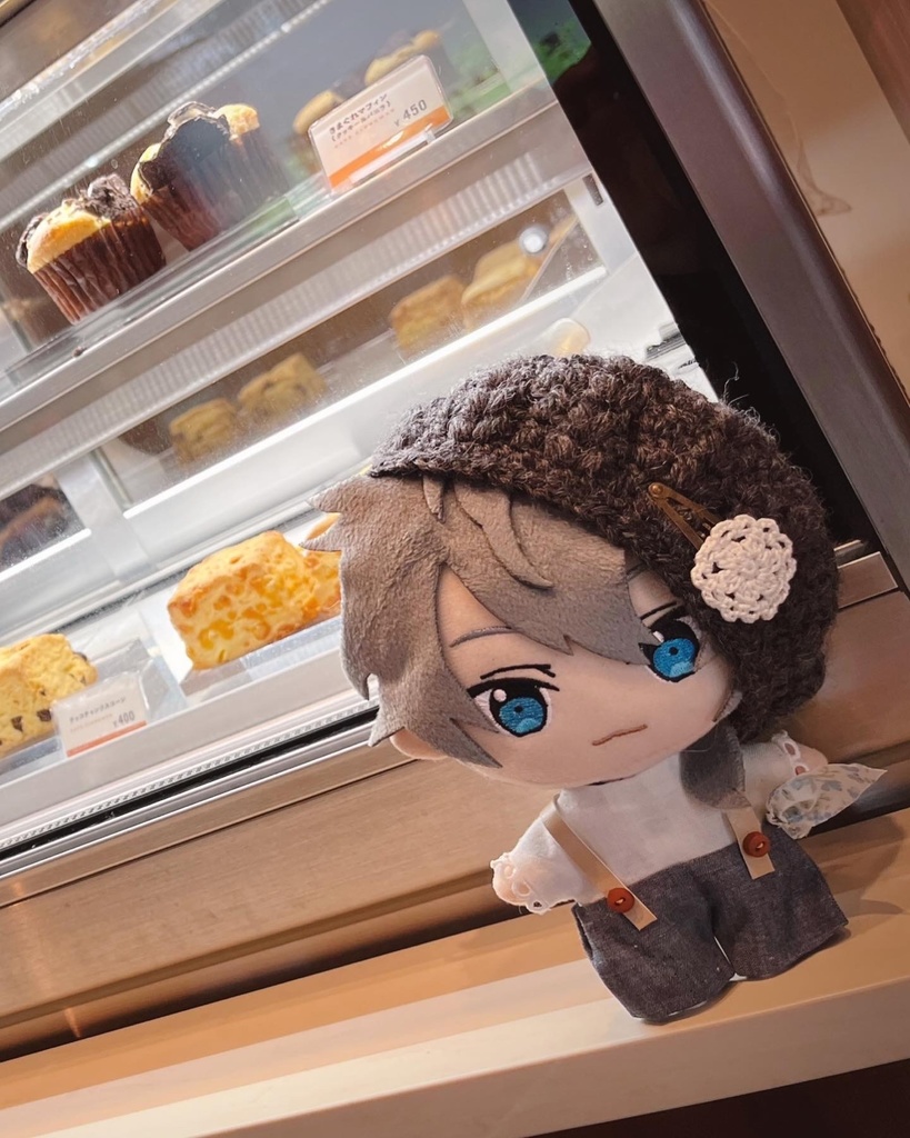 🍀16cmぬいぐるみ用ベレー風お帽子🍀