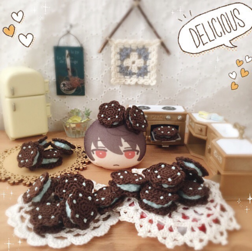 🍫🌱おまんじゅう着ぐるみ チョコミントのロールケーキ🌱🍫