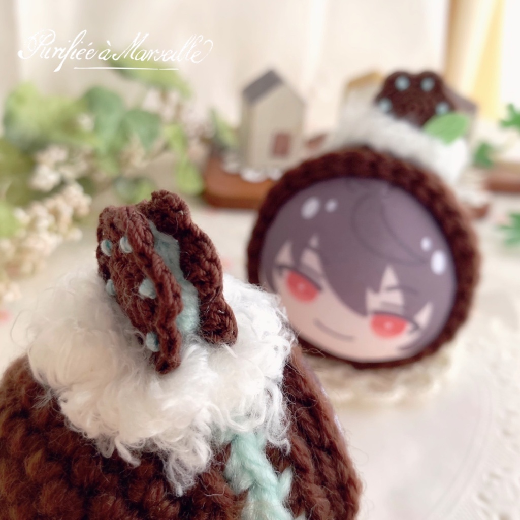 🍫🌱おまんじゅう着ぐるみ チョコミントのロールケーキ🌱🍫