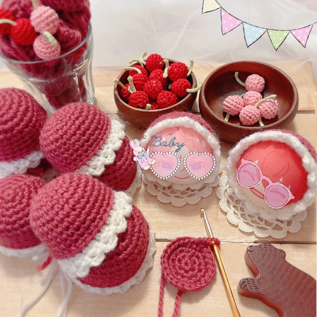 🍒🐻おまんじゅう着ぐるみ さくらんぼくまさん ❤️ラズベリー