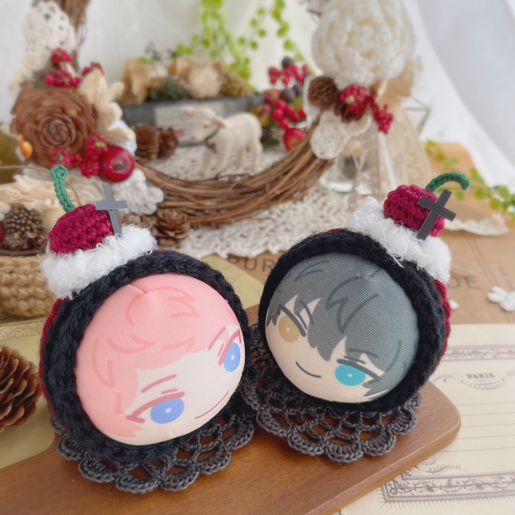 ♥️🍒 おまんじゅう着ぐるみ ダークチェリーのブラックロールケーキ🍒♥️