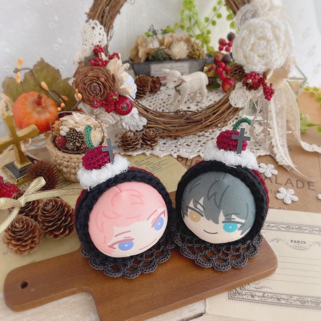 ♥️🍒 おまんじゅう着ぐるみ ダークチェリーのブラックロールケーキ🍒♥️