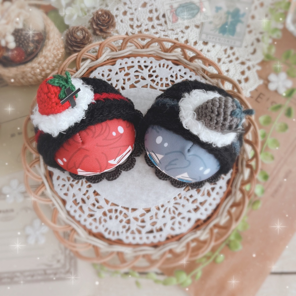 ☠️🍓おまんじゅう着ぐるみ 毒いちごのロールケーキ 🍓☠️