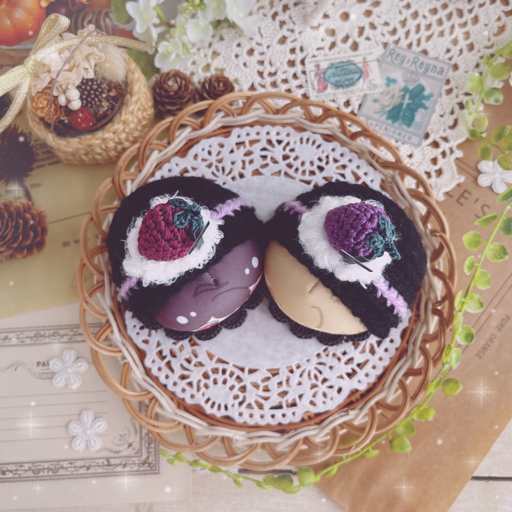 ☠️🍓おまんじゅう着ぐるみ 毒いちごのロールケーキ 🍓☠️