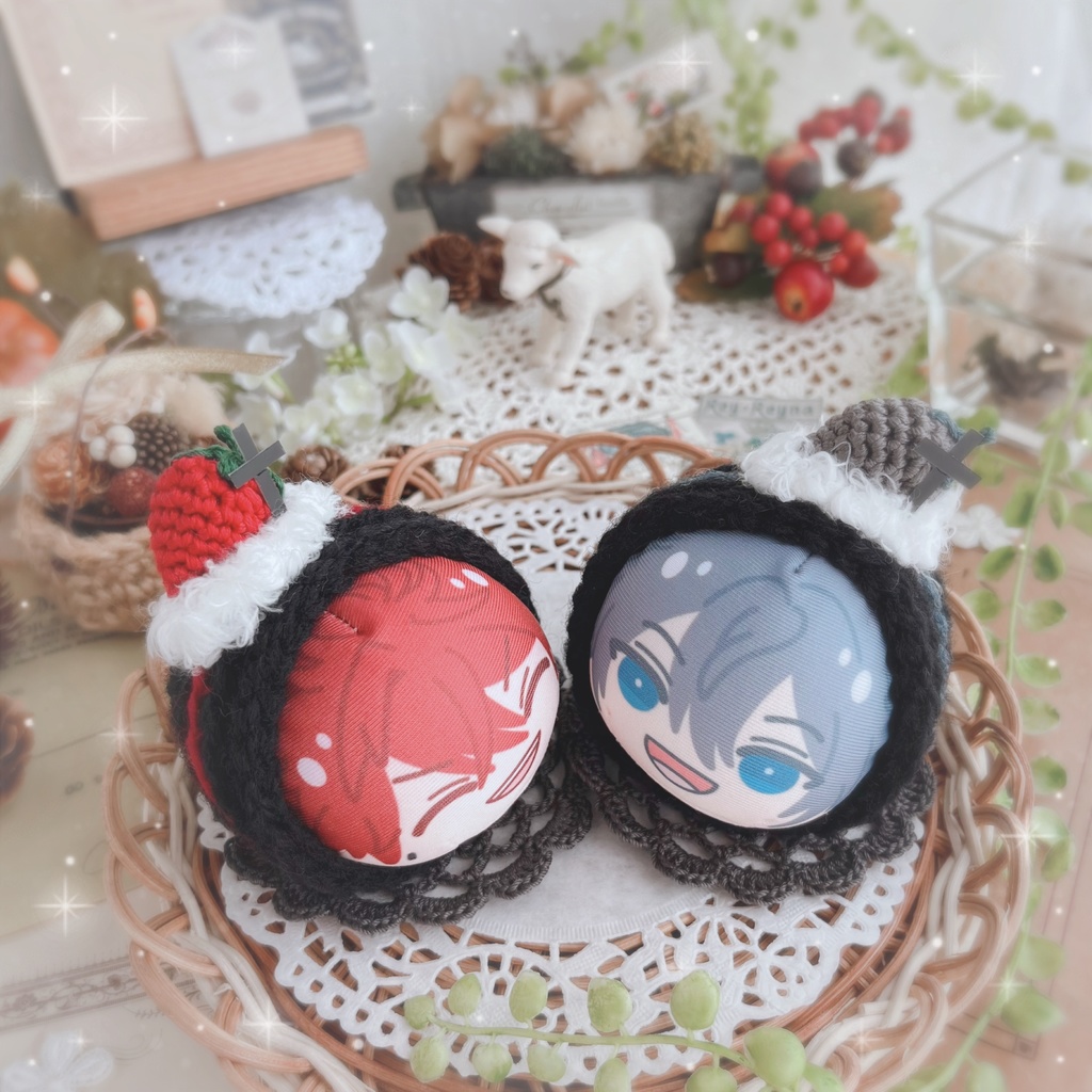 ☠️🍓おまんじゅう着ぐるみ 毒いちごのロールケーキ 🍓☠️