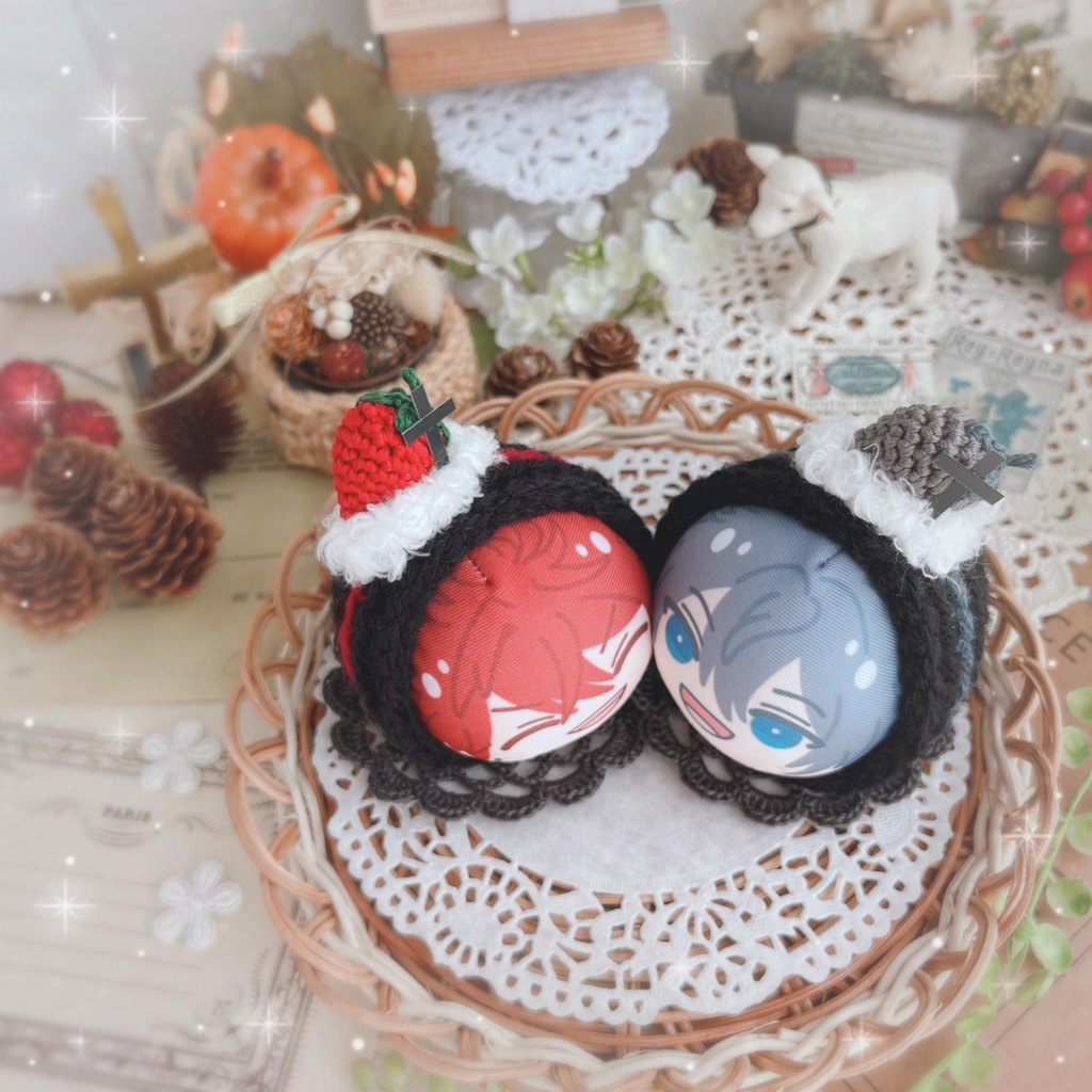 ☠️🍓おまんじゅう着ぐるみ 毒いちごのロールケーキ 🍓☠️