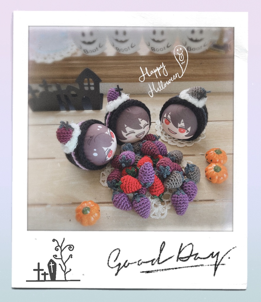 ☠️🍓おまんじゅう着ぐるみ 毒いちごのロールケーキ 🍓☠️