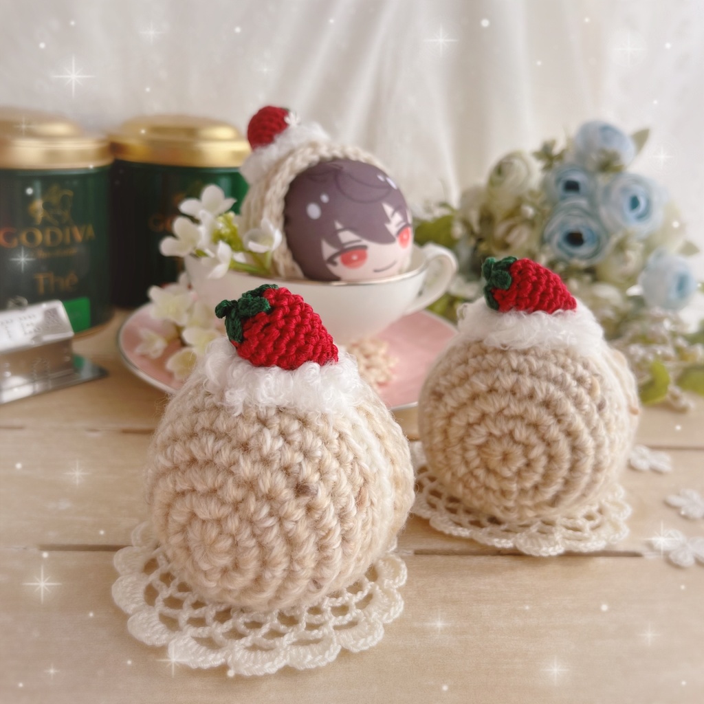 🫖 おまんじゅう着ぐるみ アールグレイ薫る紅茶のロールケーキ🫖