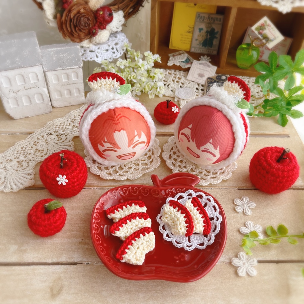 🍎おまんじゅう着ぐるみ りんごのロールケーキ🍎