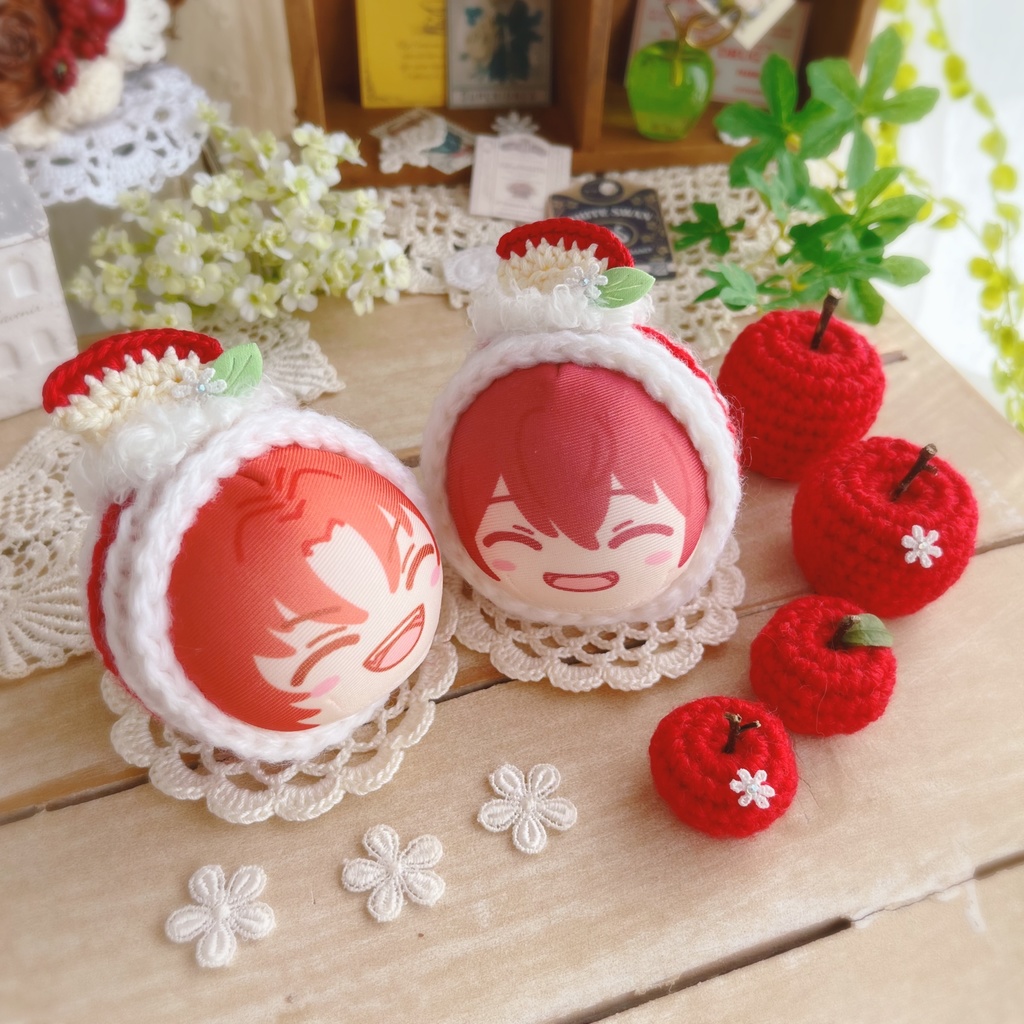 🍎おまんじゅう着ぐるみ りんごのロールケーキ🍎