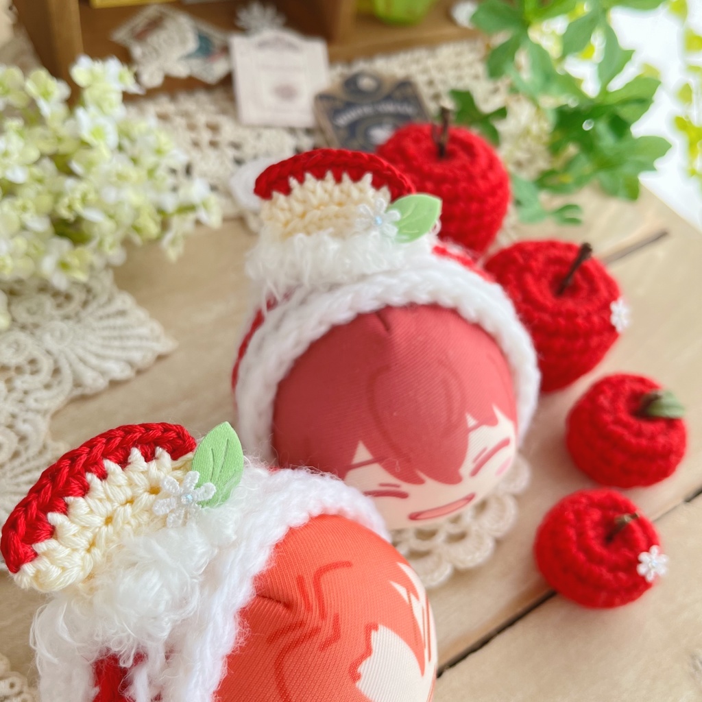 🍎おまんじゅう着ぐるみ りんごのロールケーキ🍎