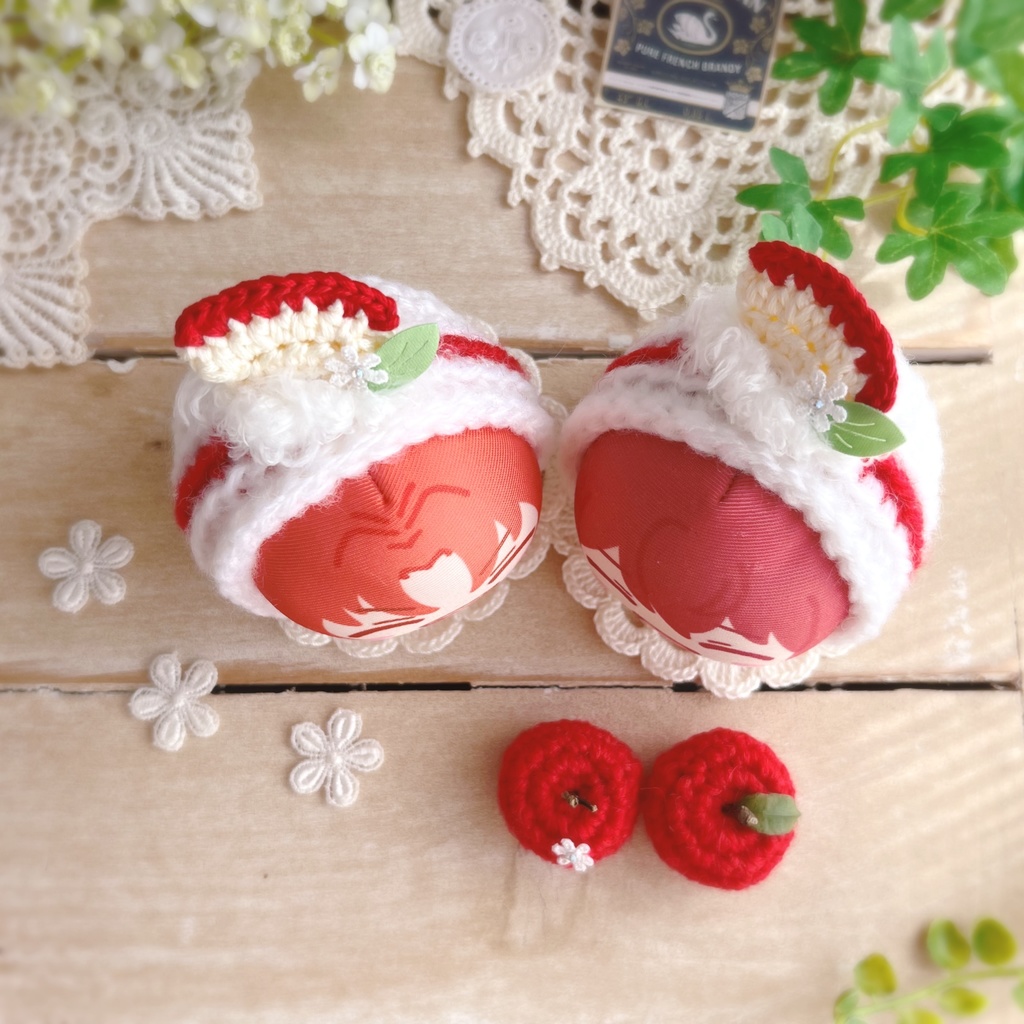 🍎おまんじゅう着ぐるみ りんごのロールケーキ🍎